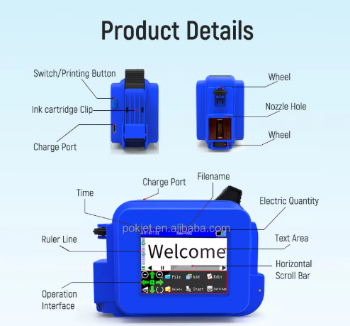 QuickMark Handheld Inkjet Mini Printer
