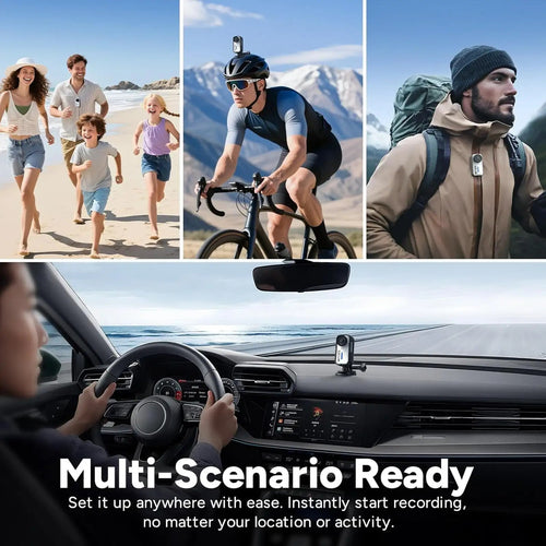 Mini 4K Ultra HD Action Camera | Portable Sports & Adventure Camera